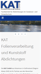 Mobile Screenshot of kat-folie.de